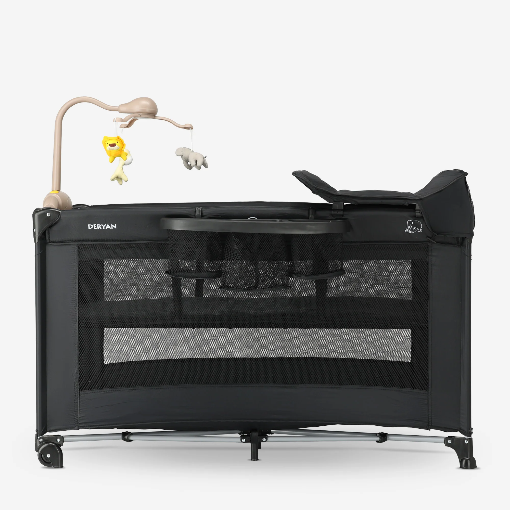 Believer Luxe Campingbed - Inclusief bodemverhoger - Zwart - Image 3