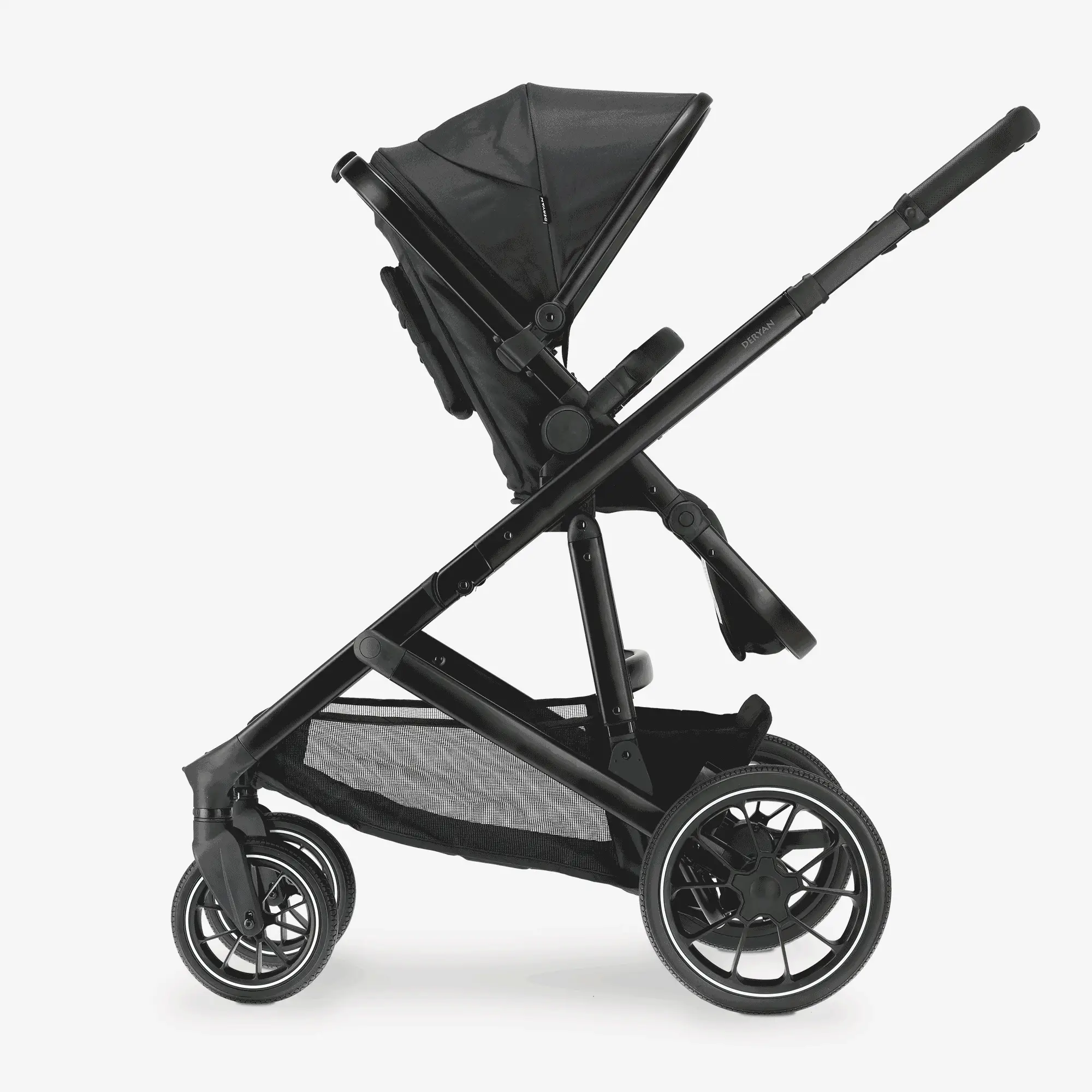 EVY V2 Duo Kinderwagen Zwart twee zitjes - Image 13