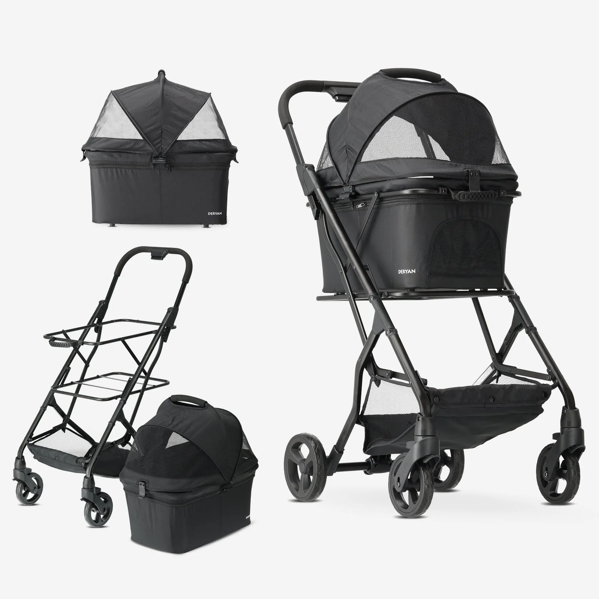 Luxe Inklapbare Hondenbuggy